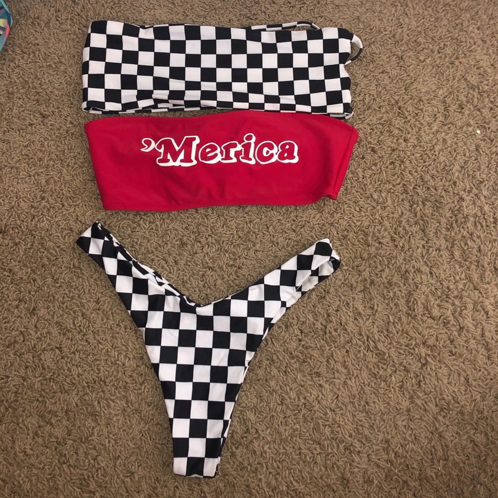 Bandeau bikini set